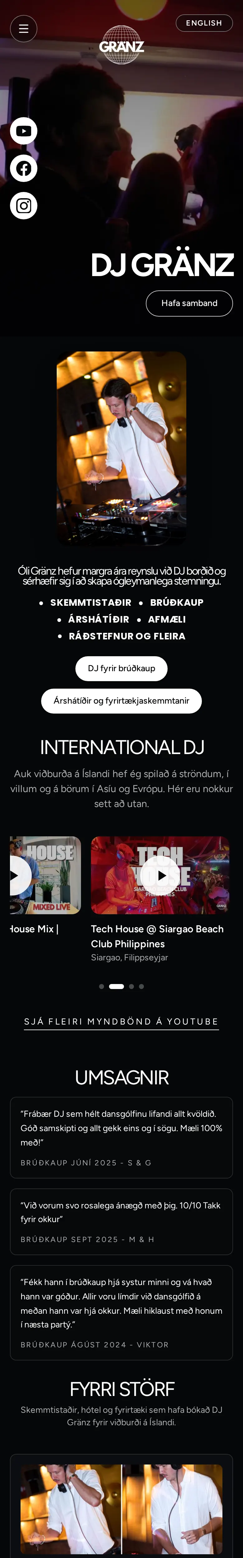 Vefsíða DJ Granz